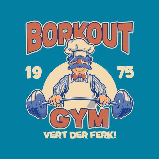 Borkout Gym-None-Outdoor-Rug-retrodivision