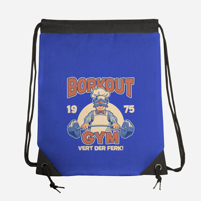 Borkout Gym-None-Drawstring-Bag-retrodivision