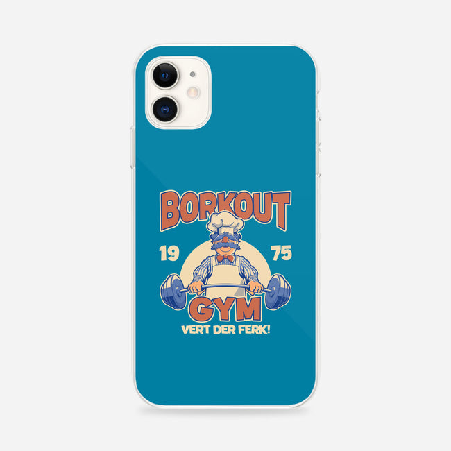 Borkout Gym-iPhone-Snap-Phone Case-retrodivision