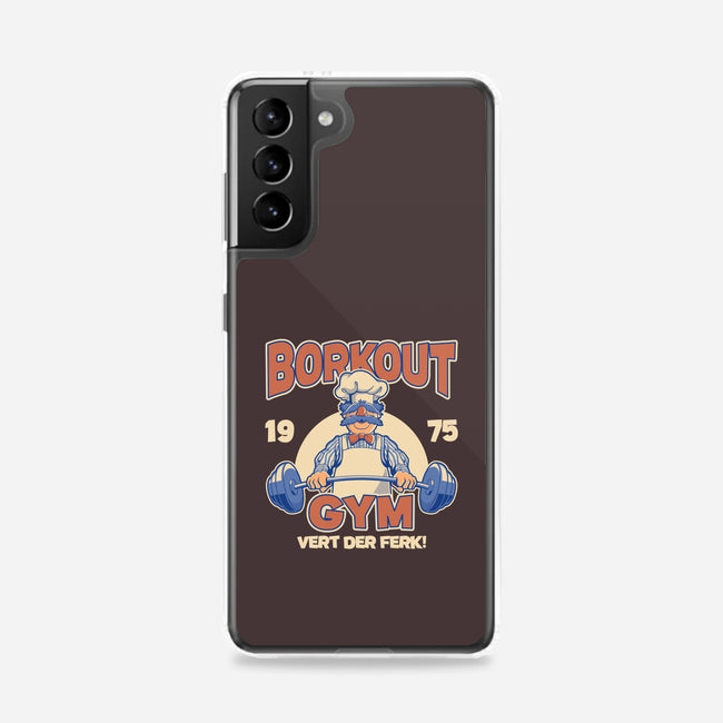 Borkout Gym-Samsung-Snap-Phone Case-retrodivision