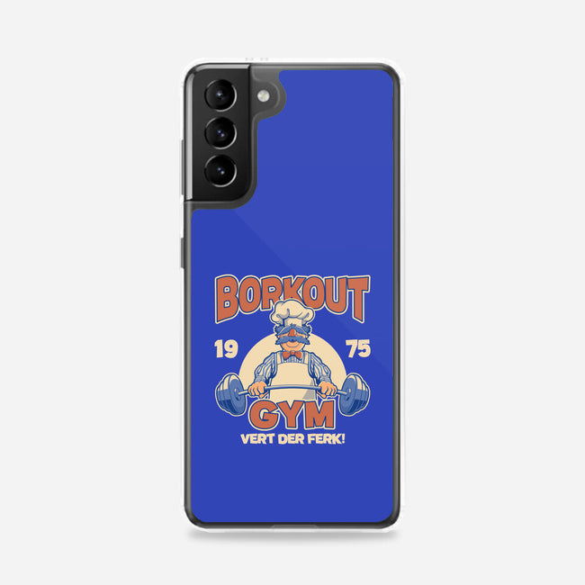 Borkout Gym-Samsung-Snap-Phone Case-retrodivision