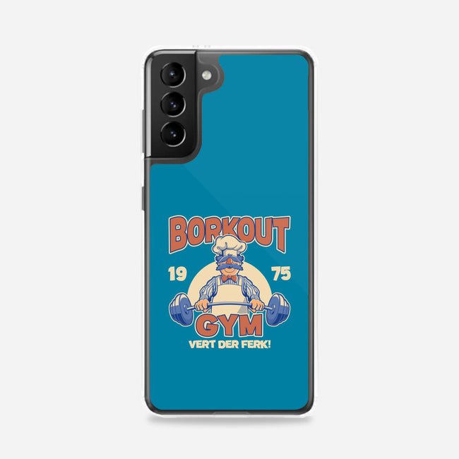 Borkout Gym-Samsung-Snap-Phone Case-retrodivision