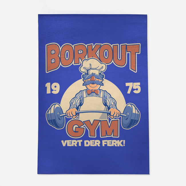 Borkout Gym-None-Indoor-Rug-retrodivision