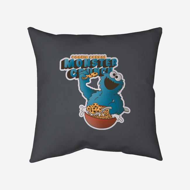 Monster Crunch-None-Removable Cover-Throw Pillow-Claudia