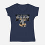 Seals Of Approval-Womens-V-Neck-Tee-naomori