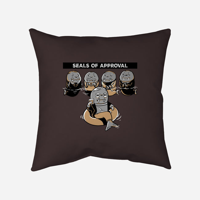 Seals Of Approval-None-Non-Removable Cover w Insert-Throw Pillow-naomori