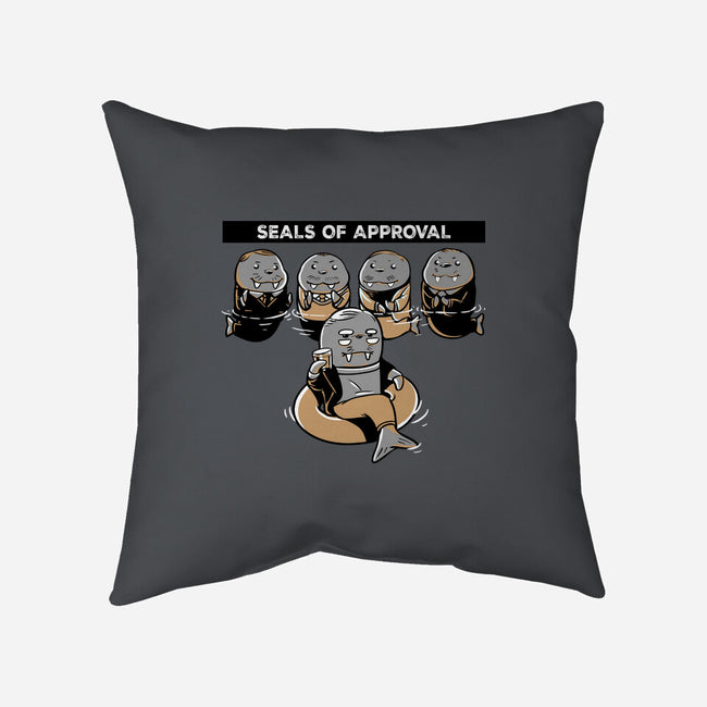 Seals Of Approval-None-Removable Cover-Throw Pillow-naomori