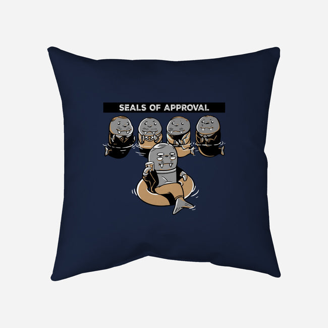 Seals Of Approval-None-Removable Cover-Throw Pillow-naomori