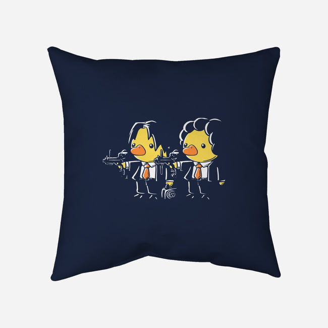 Duck Fiction-None-Removable Cover w Insert-Throw Pillow-naomori