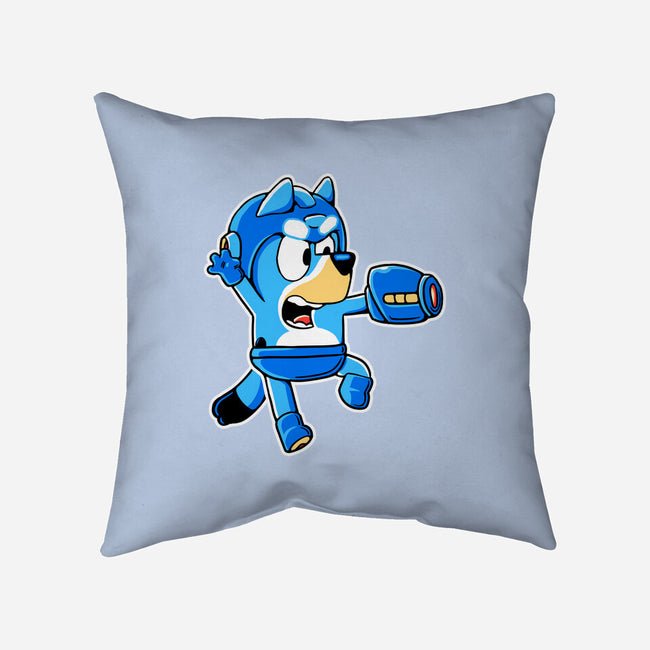 Bluey Bomber-None-Removable Cover-Throw Pillow-naomori