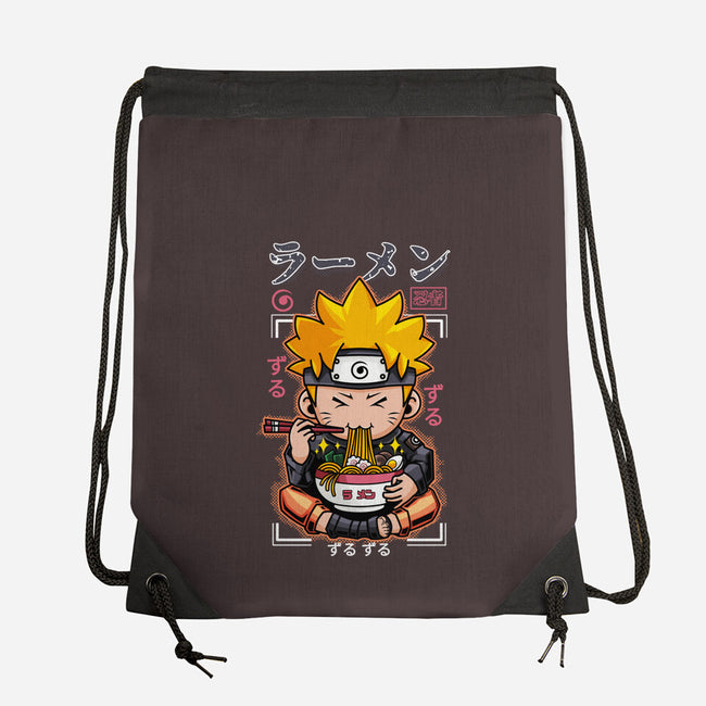 Ninja Noodles-None-Drawstring-Bag-mystic_potlot