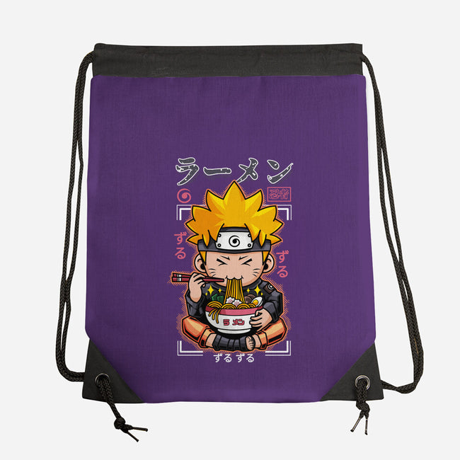 Ninja Noodles-None-Drawstring-Bag-mystic_potlot