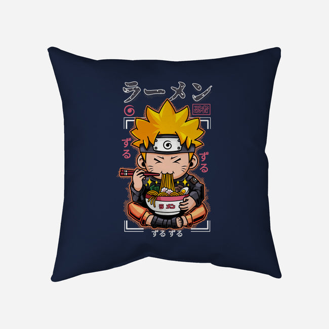 Ninja Noodles-None-Removable Cover w Insert-Throw Pillow-mystic_potlot