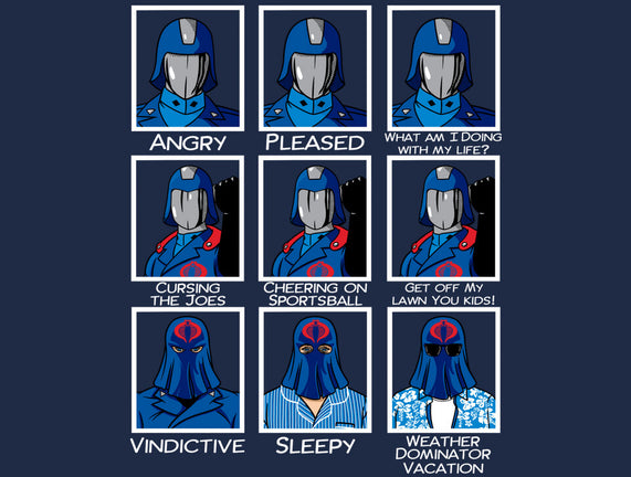 The Many Faces Of Cobra Commander