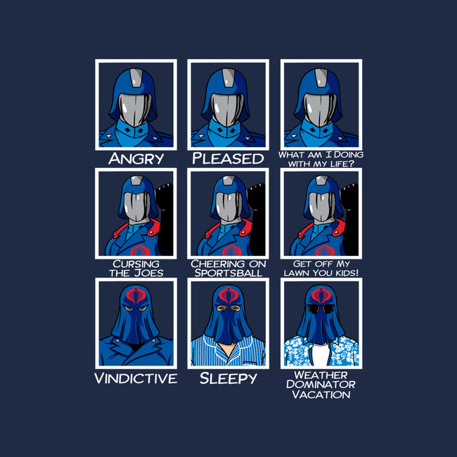 The Many Faces Of Cobra Commander-None-Glossy-Sticker-SeamusAran