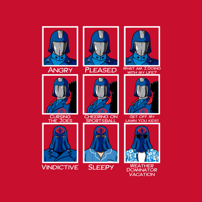 The Many Faces Of Cobra Commander-None-Fleece-Blanket-SeamusAran