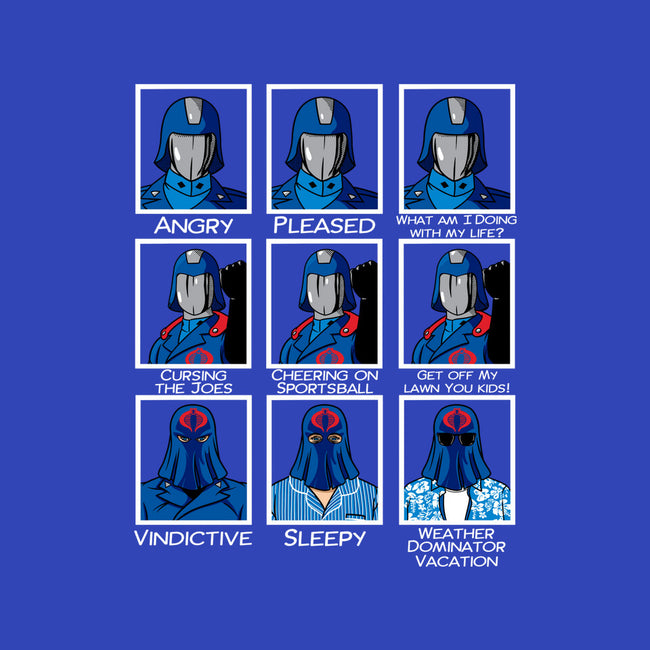 The Many Faces Of Cobra Commander-None-Removable Cover-Throw Pillow-SeamusAran