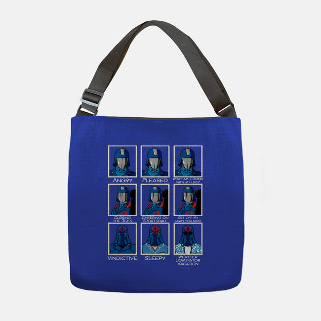 The Many Faces Of Cobra Commander-None-Adjustable Tote-Bag-SeamusAran