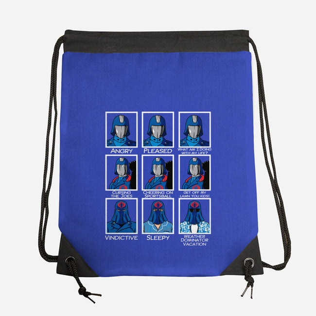 The Many Faces Of Cobra Commander-None-Drawstring-Bag-SeamusAran