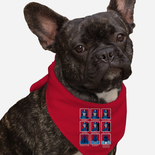 The Many Faces Of Cobra Commander-Dog-Bandana-Pet Collar-SeamusAran