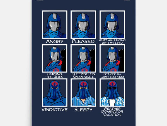 The Many Faces Of Cobra Commander