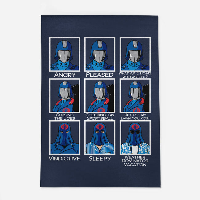 The Many Faces Of Cobra Commander-None-Indoor-Rug-SeamusAran