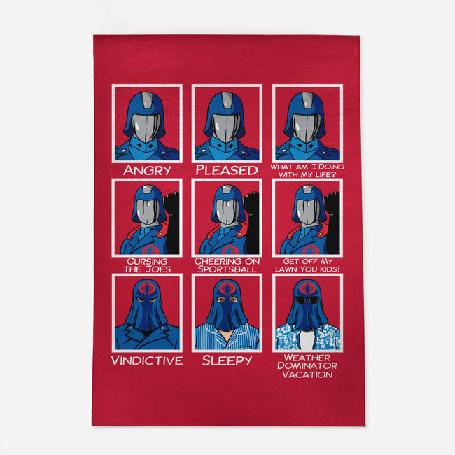 The Many Faces Of Cobra Commander-None-Indoor-Rug-SeamusAran