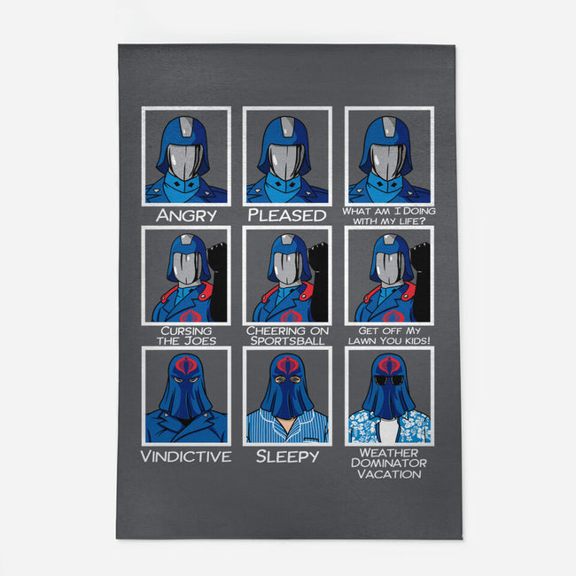 The Many Faces Of Cobra Commander-None-Outdoor-Rug-SeamusAran