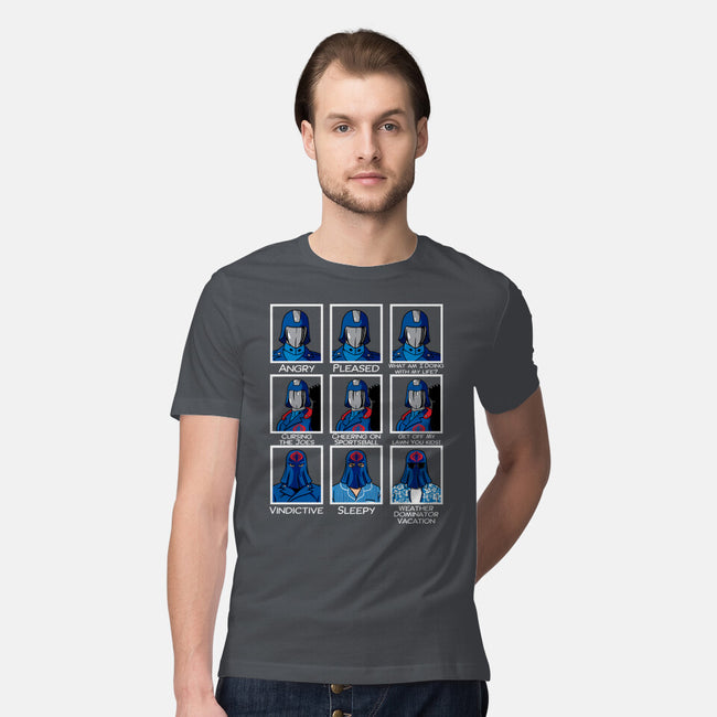 The Many Faces Of Cobra Commander-Mens-Premium-Tee-SeamusAran