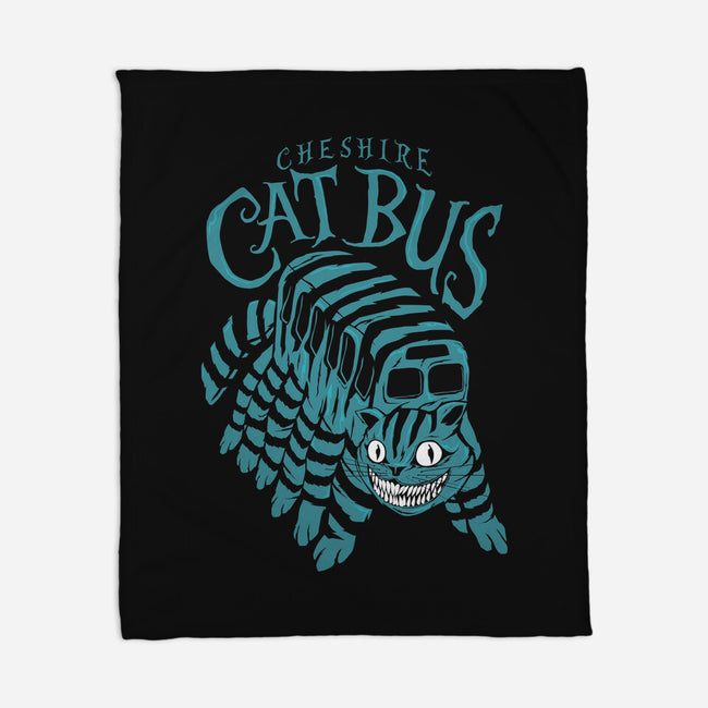 Cheshire Cat Bus-None-Fleece-Blanket-arace