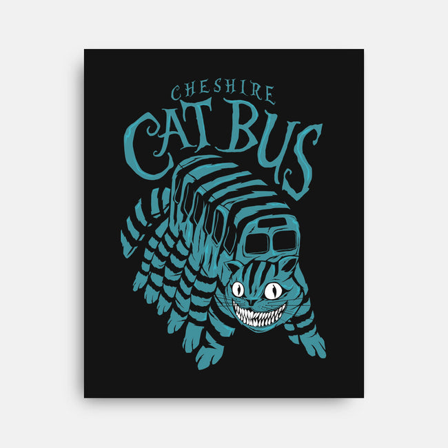Cheshire Cat Bus-None-Stretched-Canvas-arace