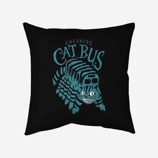 Cheshire Cat Bus-None-Removable Cover w Insert-Throw Pillow-arace