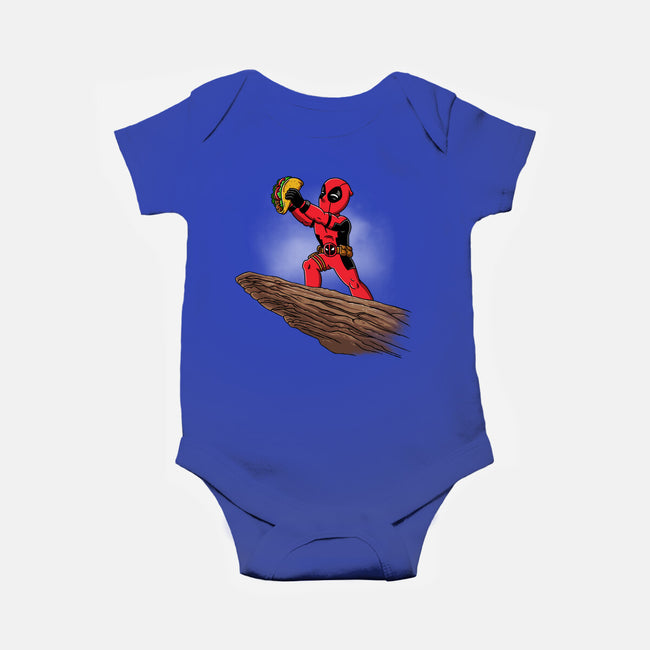 The Tacos King-Baby-Basic-Onesie-Barbadifuoco