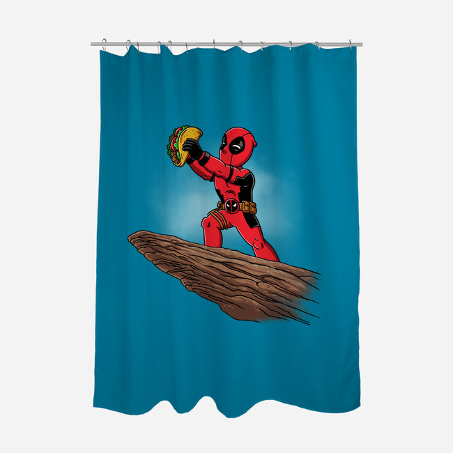 The Tacos King-None-Polyester-Shower Curtain-Barbadifuoco