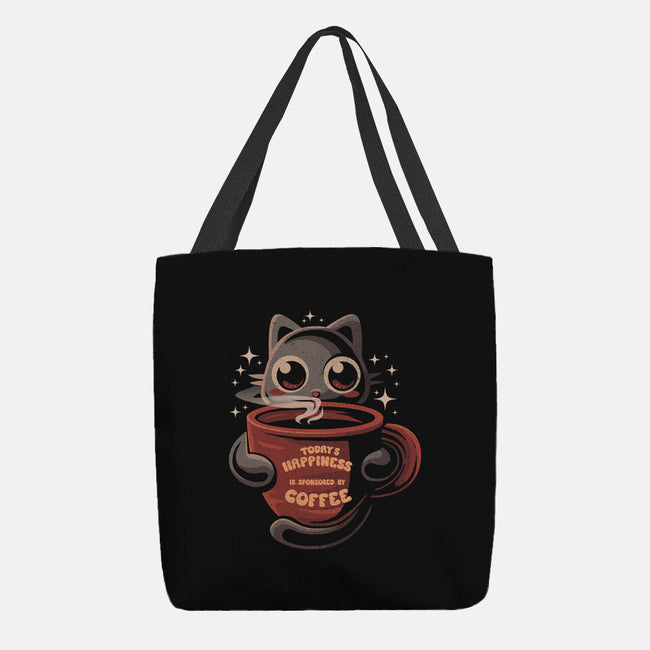 Happiness Sponsored By Coffee-None-Basic Tote-Bag-erion_designs