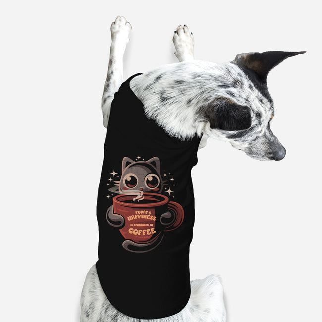 Happiness Sponsored By Coffee-Dog-Basic-Pet Tank-erion_designs