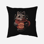 Happiness Sponsored By Coffee-None-Removable Cover-Throw Pillow-erion_designs