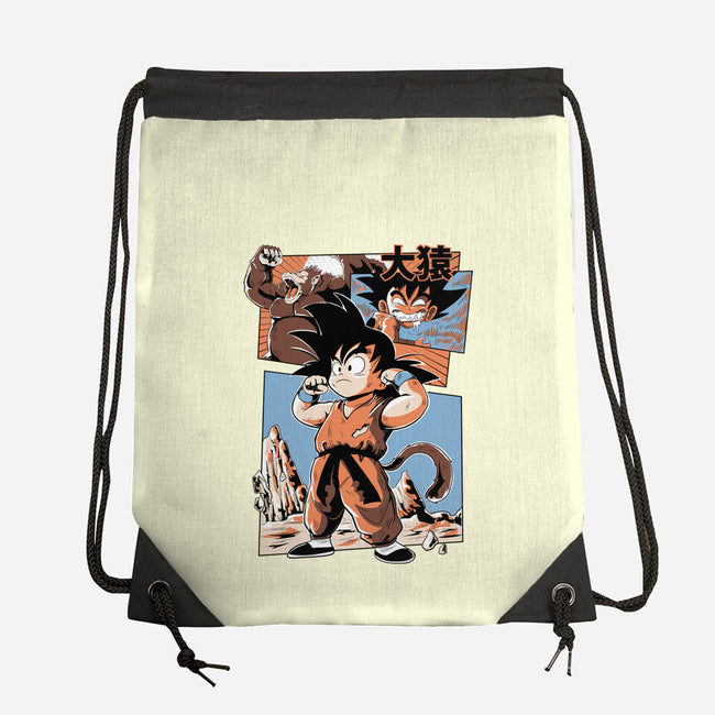 Oozaru-None-Drawstring-Bag-Nihon Bunka