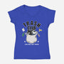 Trash Panda Club-Womens-V-Neck-Tee-Tri haryadi