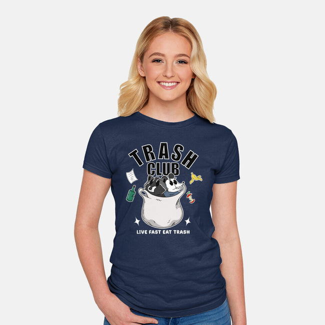 Trash Panda Club-Womens-Fitted-Tee-Tri haryadi