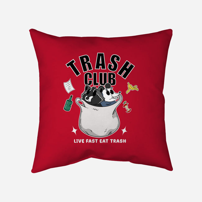 Trash Panda Club-None-Removable Cover-Throw Pillow-Tri haryadi