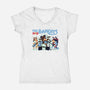 The Bandits-Womens-V-Neck-Tee-rmatix