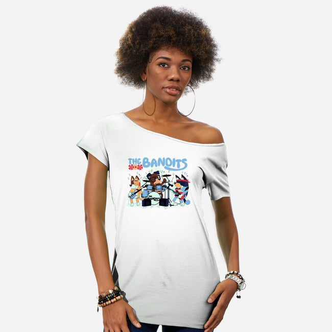 The Bandits-Womens-Off Shoulder-Tee-rmatix