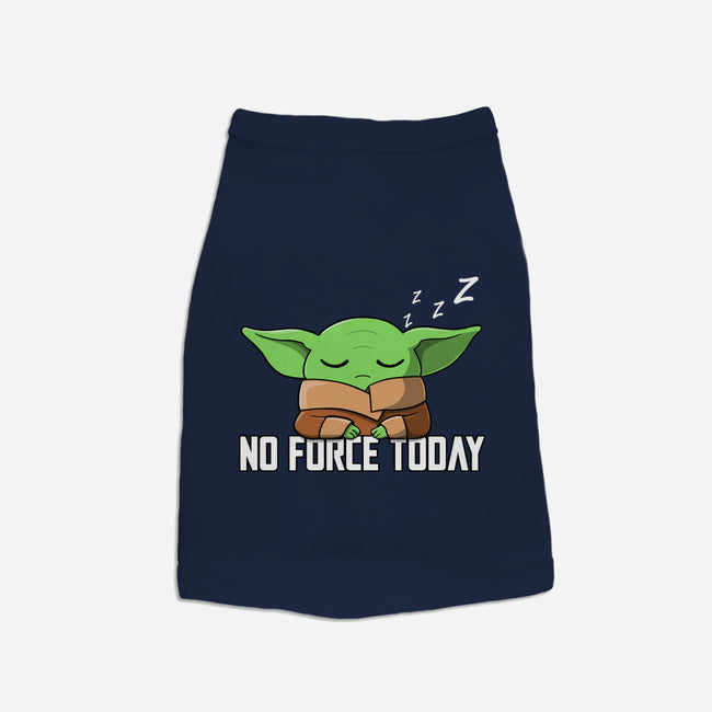 No Force Today-Dog-Basic-Pet Tank-NMdesign