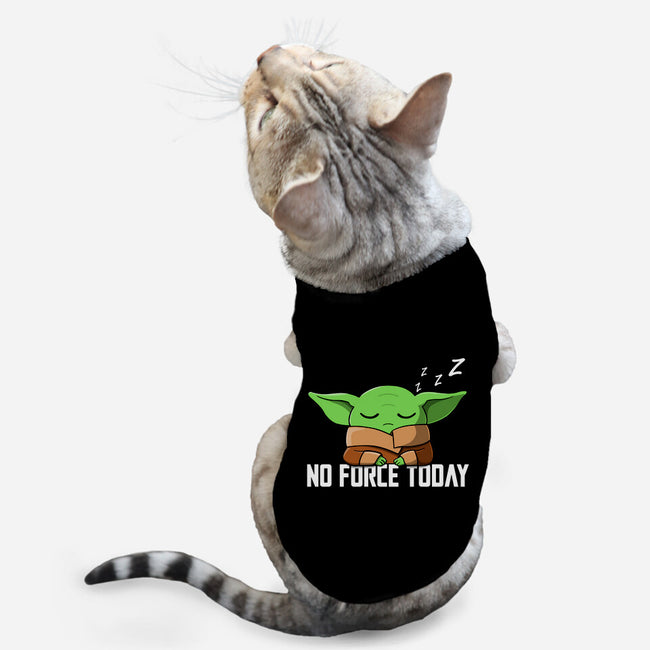 No Force Today-Cat-Basic-Pet Tank-NMdesign