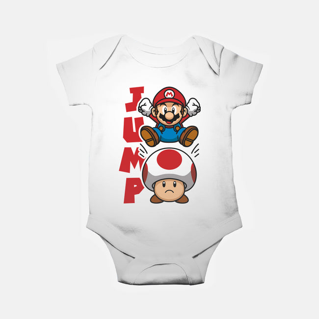 Toad Jump-Baby-Basic-Onesie-Astoumix