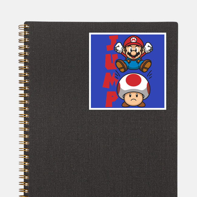 Toad Jump-None-Glossy-Sticker-Astoumix