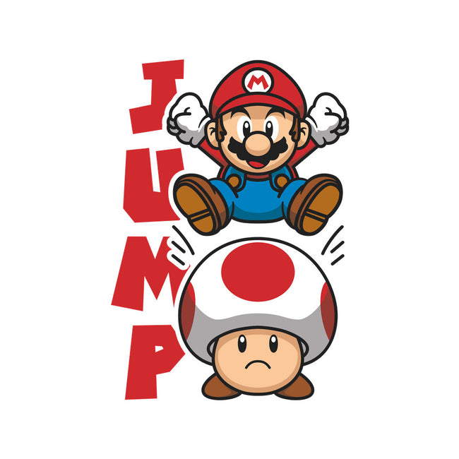 Toad Jump-Unisex-Basic-Tee-Astoumix