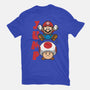 Toad Jump-Unisex-Basic-Tee-Astoumix