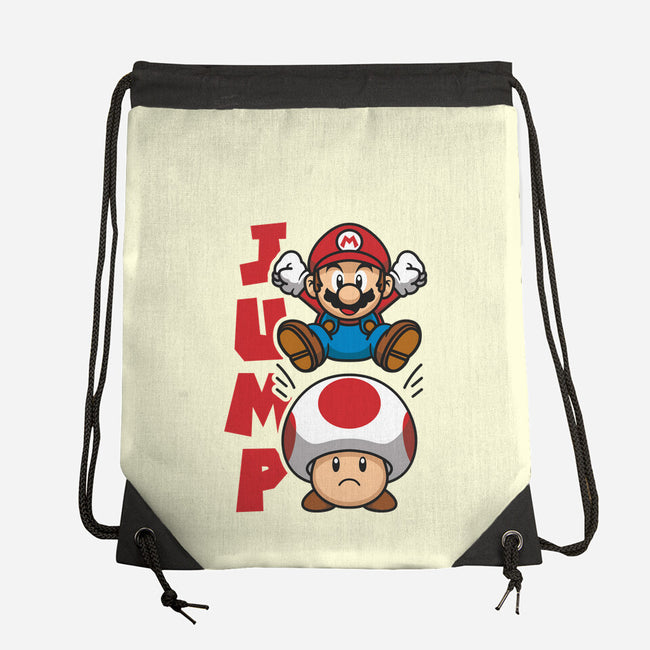 Toad Jump-None-Drawstring-Bag-Astoumix